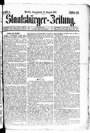 Staatsbürger-Zeitung vom 10.08.1867