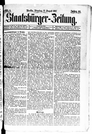 Staatsbürger-Zeitung vom 13.08.1867