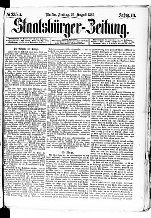 Staatsbürger-Zeitung on Aug 23, 1867