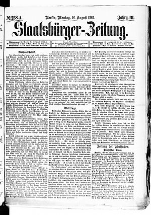Staatsbürger-Zeitung on Aug 26, 1867