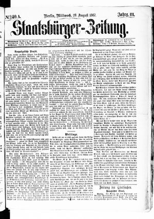 Staatsbürger-Zeitung vom 28.08.1867