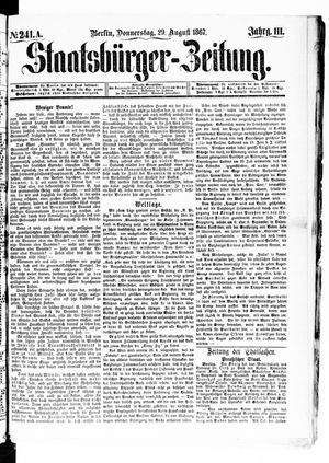 Staatsbürger-Zeitung vom 29.08.1867