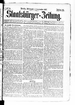 Staatsbürger-Zeitung vom 04.09.1867