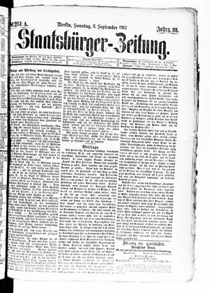 Staatsbürger-Zeitung vom 08.09.1867