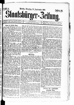 Staatsbürger-Zeitung vom 10.09.1867