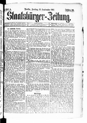 Staatsbürger-Zeitung vom 13.09.1867
