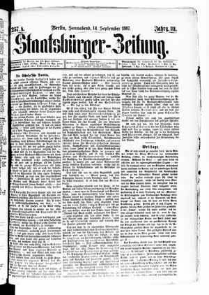 Staatsbürger-Zeitung vom 14.09.1867