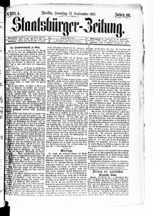 Staatsbürger-Zeitung vom 15.09.1867