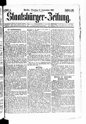 Staatsbürger-Zeitung vom 17.09.1867