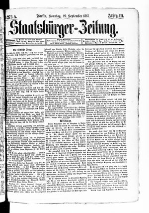 Staatsbürger-Zeitung vom 29.09.1867
