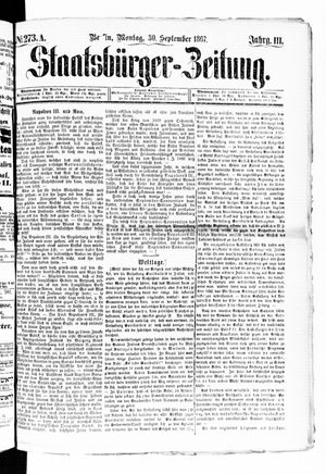 Staatsbürger-Zeitung on Sep 30, 1867