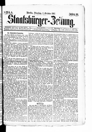 Staatsbürger-Zeitung vom 01.10.1867