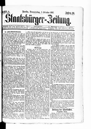 Staatsbürger-Zeitung vom 03.10.1867