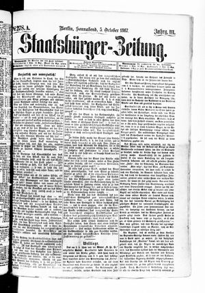 Staatsbürger-Zeitung on Oct 5, 1867