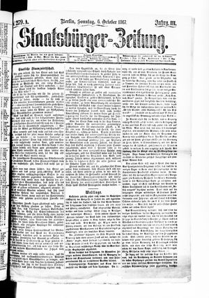 Staatsbürger-Zeitung vom 06.10.1867
