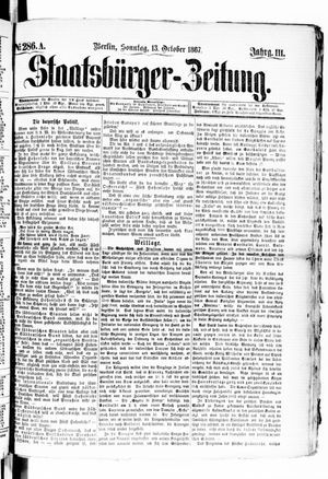 Staatsbürger-Zeitung vom 13.10.1867