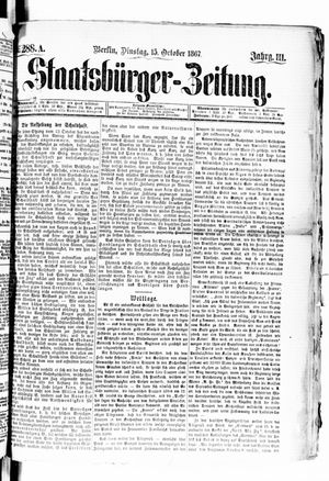 Staatsbürger-Zeitung vom 15.10.1867