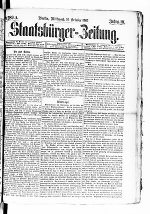 Staatsbürger-Zeitung vom 16.10.1867