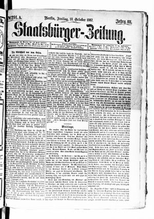 Staatsbürger-Zeitung vom 18.10.1867