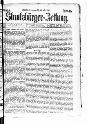 Staatsbürger-Zeitung vom 20.10.1867