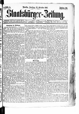 Staatsbürger-Zeitung vom 25.10.1867