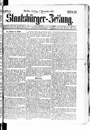 Staatsbürger-Zeitung vom 02.11.1867