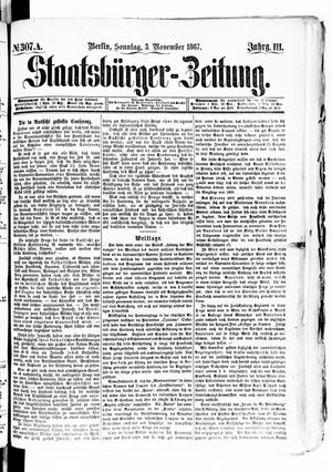 Staatsbürger-Zeitung vom 04.11.1867