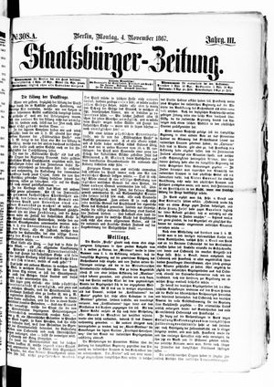 Staatsbürger-Zeitung on Nov 5, 1867