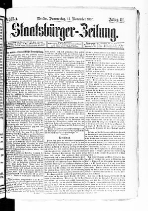 Staatsbürger-Zeitung on Nov 14, 1867