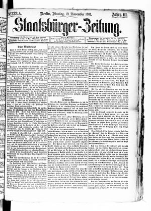 Staatsbürger-Zeitung vom 19.11.1867