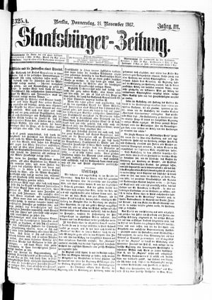 Staatsbürger-Zeitung vom 21.11.1867