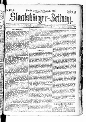 Staatsbürger-Zeitung vom 22.11.1867