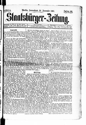 Staatsbürger-Zeitung on Nov 30, 1867