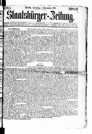 Staatsbürger-Zeitung on Dec 1, 1867