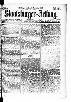 Staatsbürger-Zeitung vom 08.12.1867