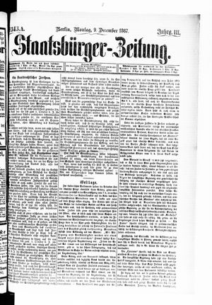 Staatsbürger-Zeitung vom 09.12.1867