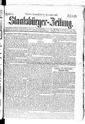 Staatsbürger-Zeitung vom 14.12.1867