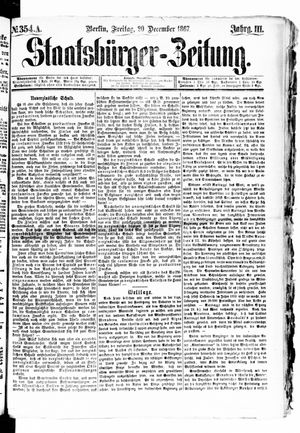 Staatsbürger-Zeitung vom 20.12.1867