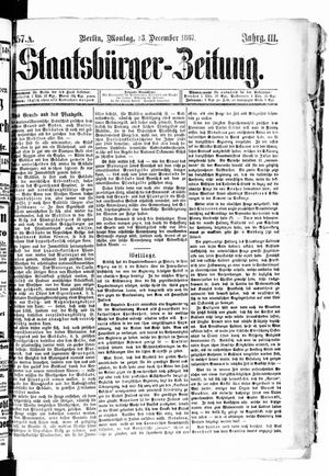 Staatsbürger-Zeitung vom 23.12.1867