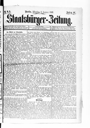 Staatsbürger-Zeitung vom 06.01.1868