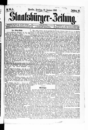 Staatsbürger-Zeitung on Jan 10, 1868