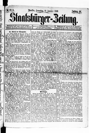 Staatsbürger-Zeitung vom 12.01.1868