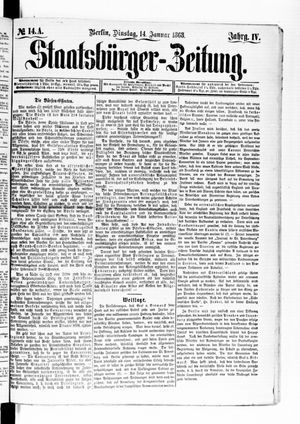 Staatsbürger-Zeitung vom 14.01.1868