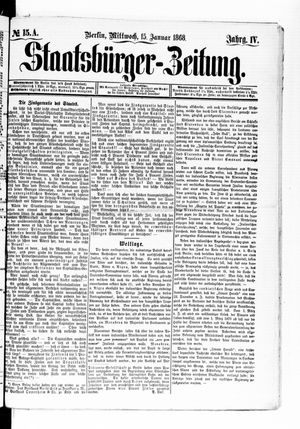 Staatsbürger-Zeitung on Jan 15, 1868