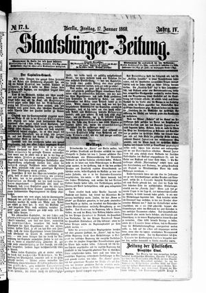 Staatsbürger-Zeitung vom 17.01.1868