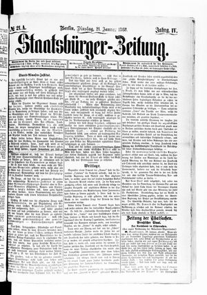 Staatsbürger-Zeitung on Jan 21, 1868