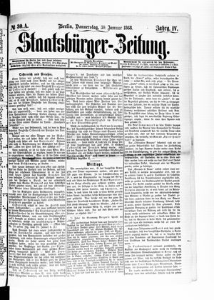 Staatsbürger-Zeitung vom 30.01.1868