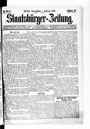 Staatsbürger-Zeitung vom 01.02.1868