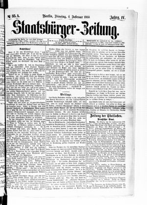 Staatsbürger-Zeitung vom 04.02.1868