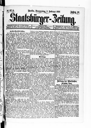 Staatsbürger-Zeitung vom 06.02.1868